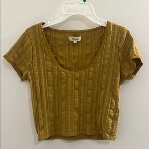 Madewell Pointelle Crop Top
